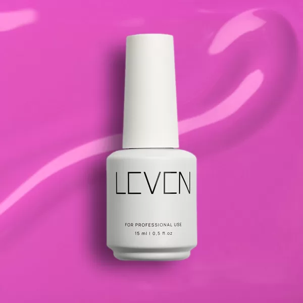 Gel polish Leven – Ημιμόνιμο βερνίκι νυχιών σε απόχρωση Bow, ιδανικό για μανικιούρ & πεντικιούρ