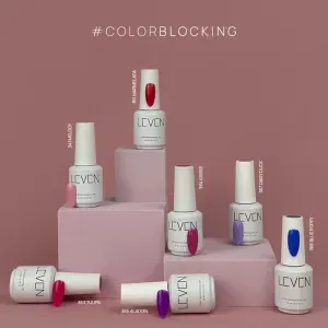 Leven | Ημιμόνιμα βερνίκια Colorblocking (6+1 Δώρο)