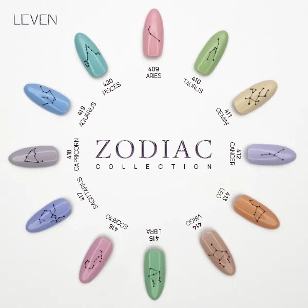 Zodiac Collection, a 12 part varnish color pallete, made arround