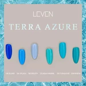 Terra Azure Collection Gel Varnishes